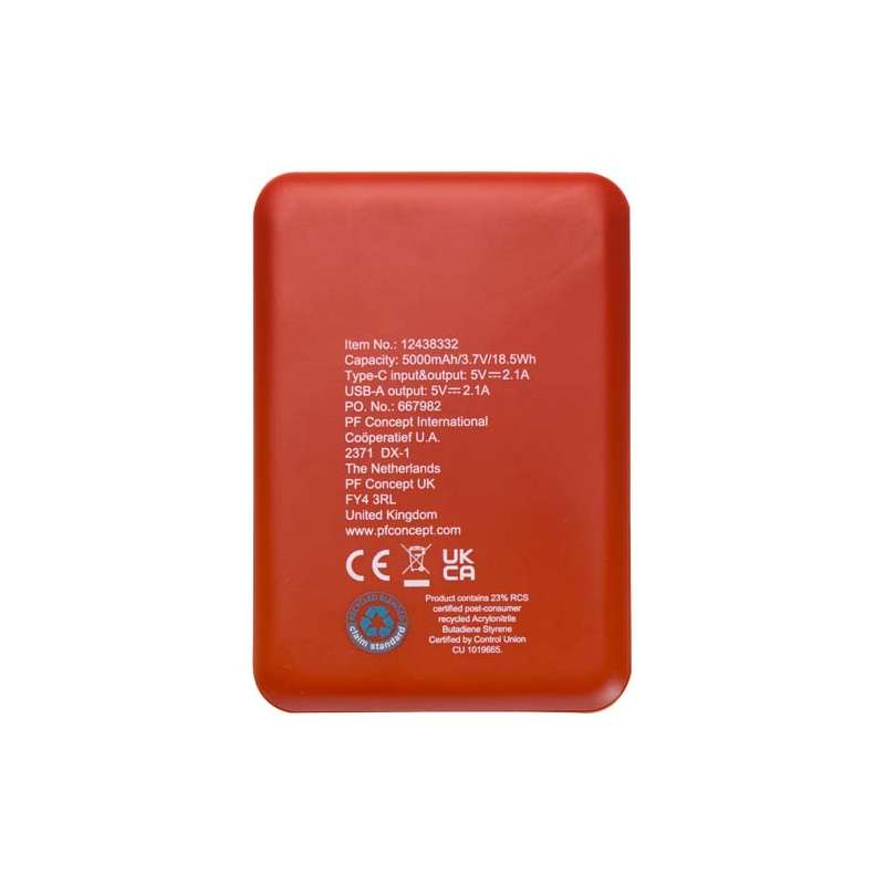 Power bank da 5000 mAh da personalizzare - cod. P124383