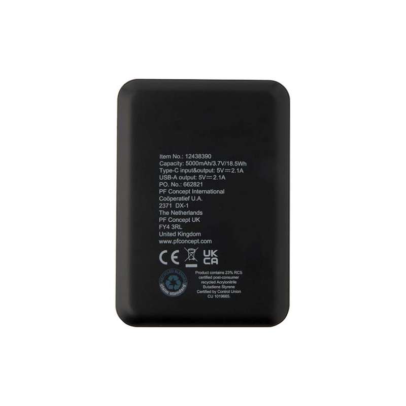 Power bank da 5000 mAh da personalizzare - cod. P124383