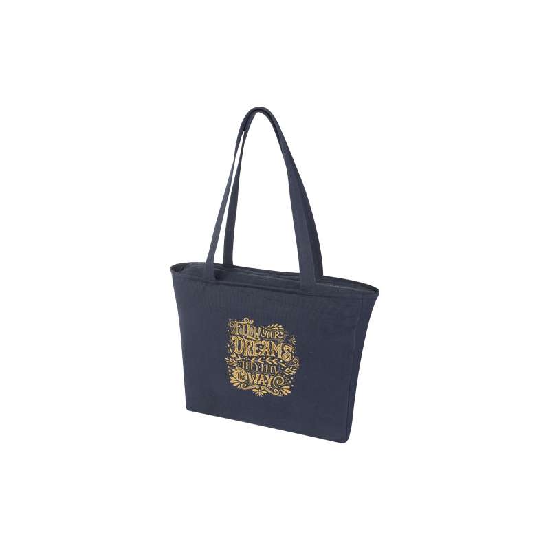 Tote bag con cerniera a tutta lunghezza 45x42x11 cm. - cod. P120712