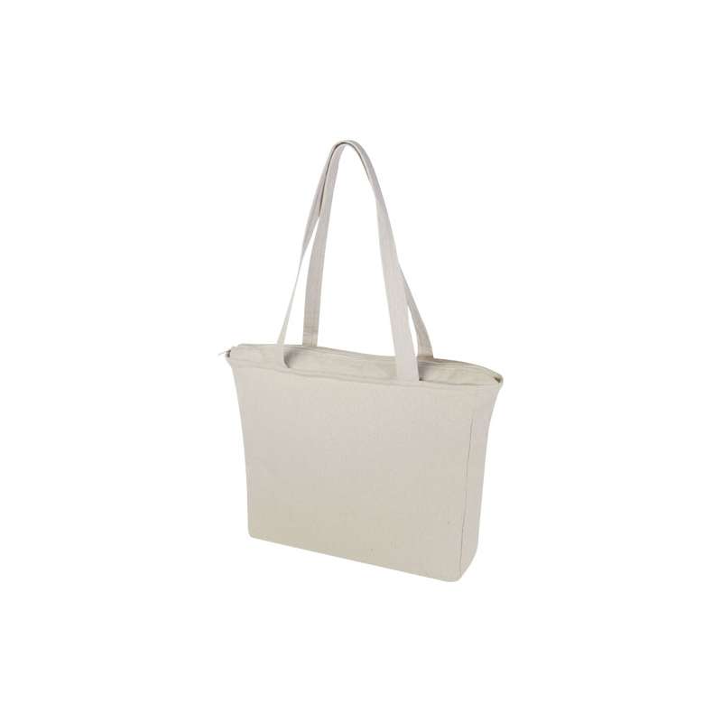 Tote bag con cerniera a tutta lunghezza 45x42x11 cm. - cod. P120712