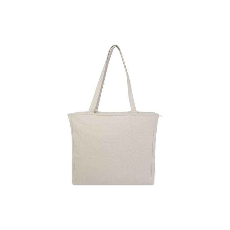 Tote bag con cerniera a tutta lunghezza 45x42x11 cm. - cod. P120712