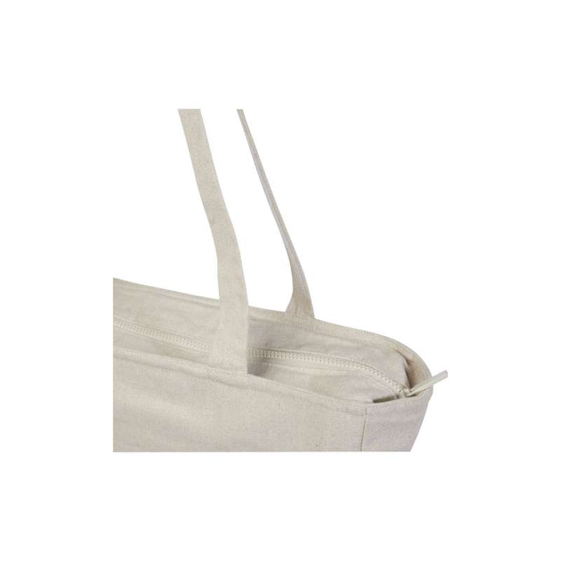 Tote bag con cerniera a tutta lunghezza 45x42x11 cm. - cod. P120712