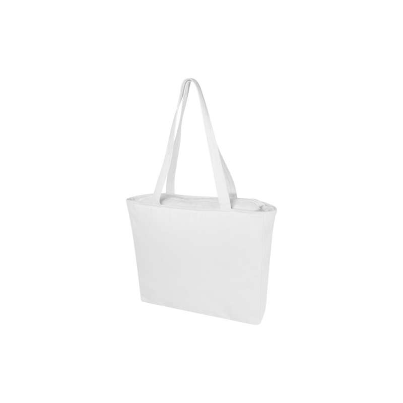 Tote bag con cerniera a tutta lunghezza 45x42x11 cm. - cod. P120712