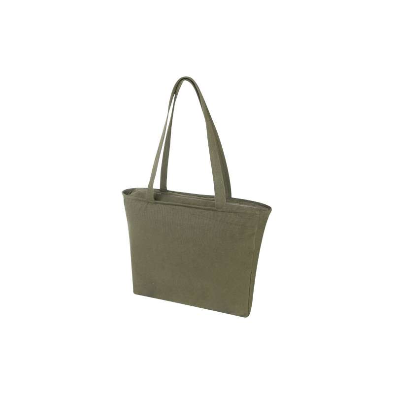 Tote bag con cerniera a tutta lunghezza 45x42x11 cm. - cod. P120712