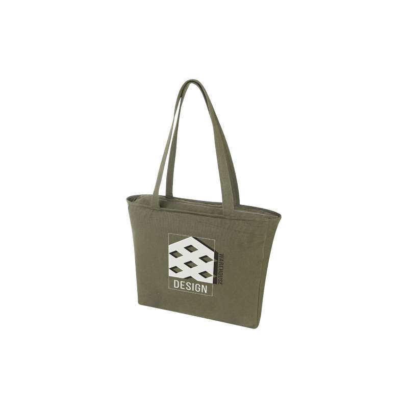 Tote bag con cerniera a tutta lunghezza 45x42x11 cm. - cod. P120712