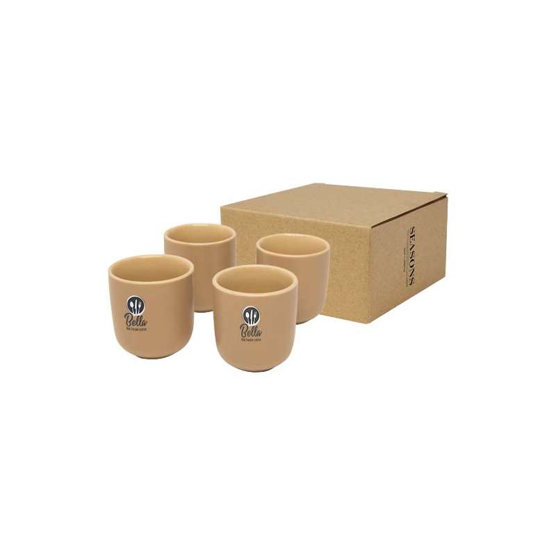 Tazzine in ceramica per caffè da 90 ml - cod. P113317