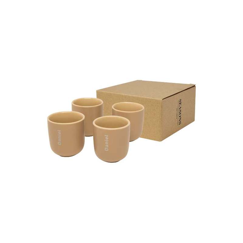 Tazzine in ceramica per caffè da 90 ml - cod. P113317