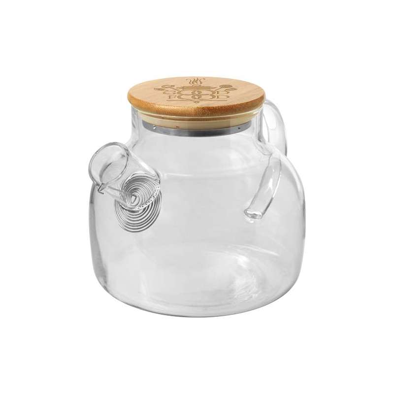 Teiera con colino e coperchio in bambù Zen - cod. P113395