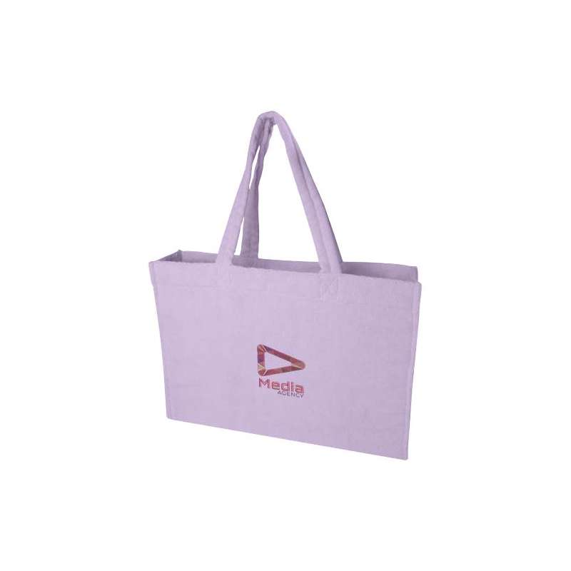 Tote bag per la spiaggia in spugna riciclata certificata GRS da 13 litri Siam - cod. P120752