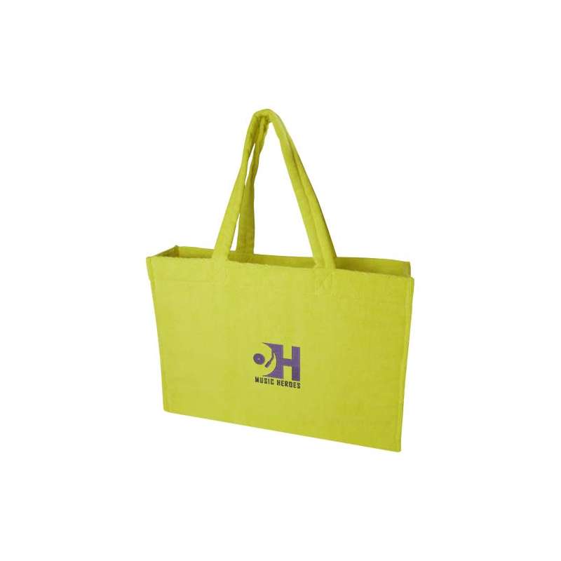 Tote bag per la spiaggia in spugna riciclata certificata GRS da 13 litri Siam - cod. P120752