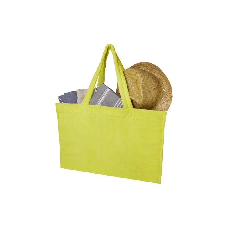 Tote bag per la spiaggia in spugna riciclata certificata GRS da 13 litri Siam - cod. P120752