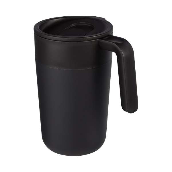 Tazza da 400 ml a doppia parete in materiale riciclato Nordia - cod. P100731