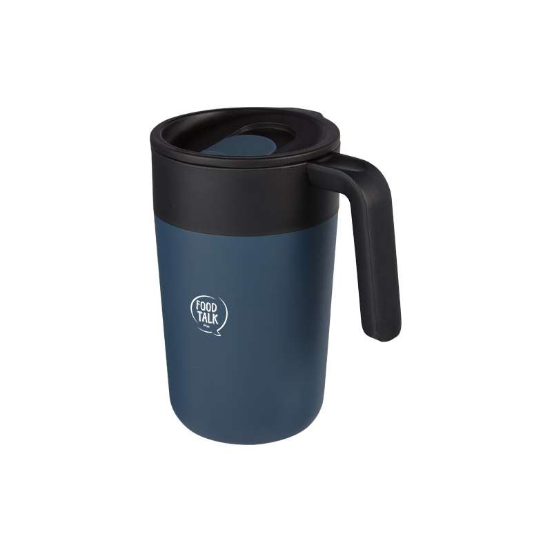 Tazza da 400 ml a doppia parete in materiale riciclato - cod. P100731