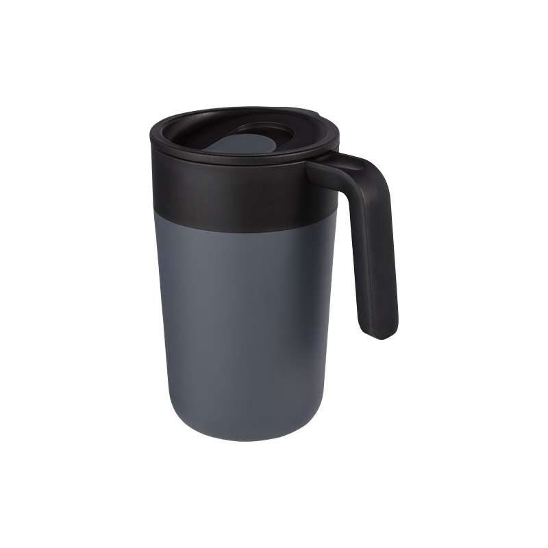 Tazza da 400 ml a doppia parete in materiale riciclato - cod. P100731
