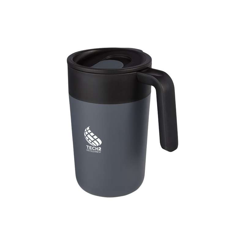 Tazza da 400 ml a doppia parete in materiale riciclato - cod. P100731