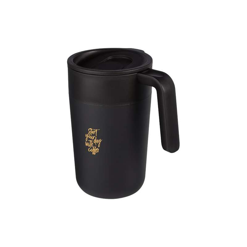 Tazza da 400 ml a doppia parete in materiale riciclato - cod. P100731