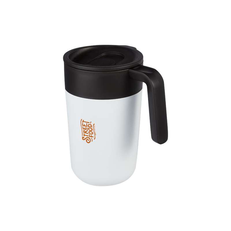 Tazza da 400 ml a doppia parete in materiale riciclato - cod. P100731
