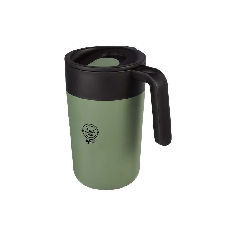 Tazza da 400 ml a doppia parete in materiale riciclato - cod. P100731