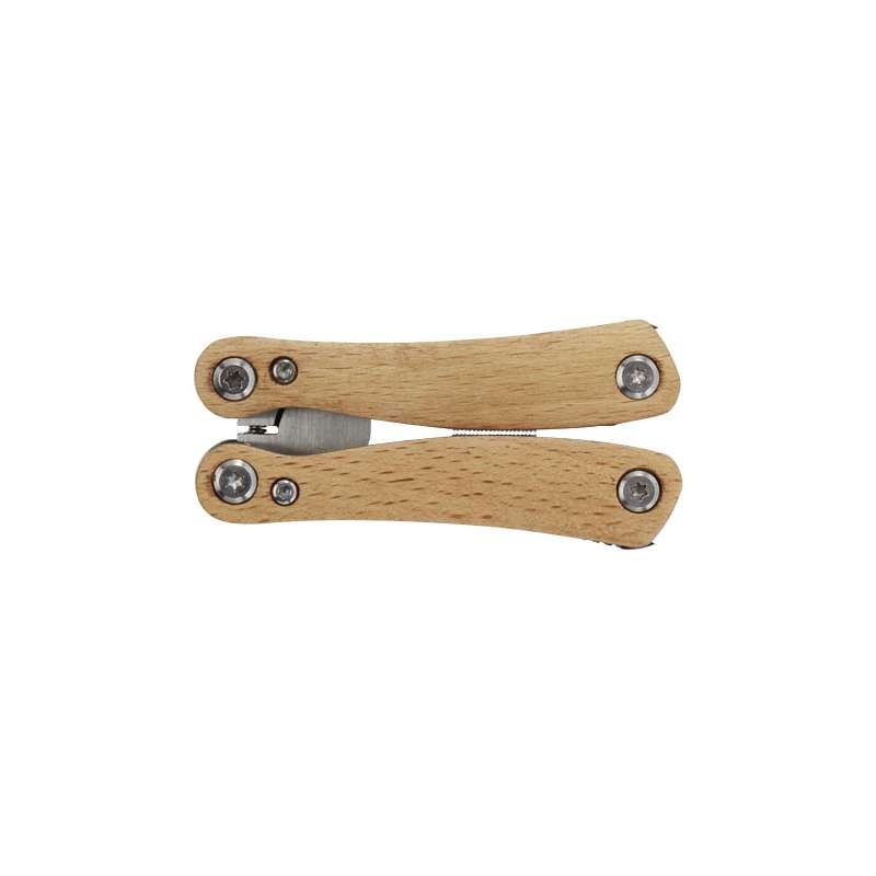 Pinza in legno personalizzata con 12 funzioni - cod. P104508