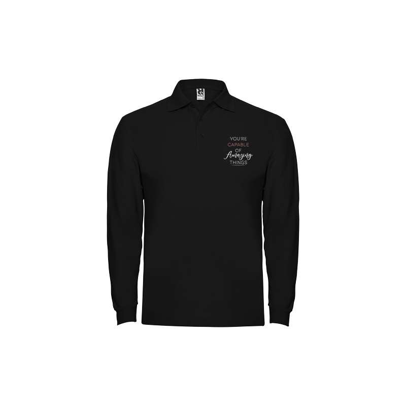 Polo promozionale da uomo a maniche lunghe - cod. PR6635