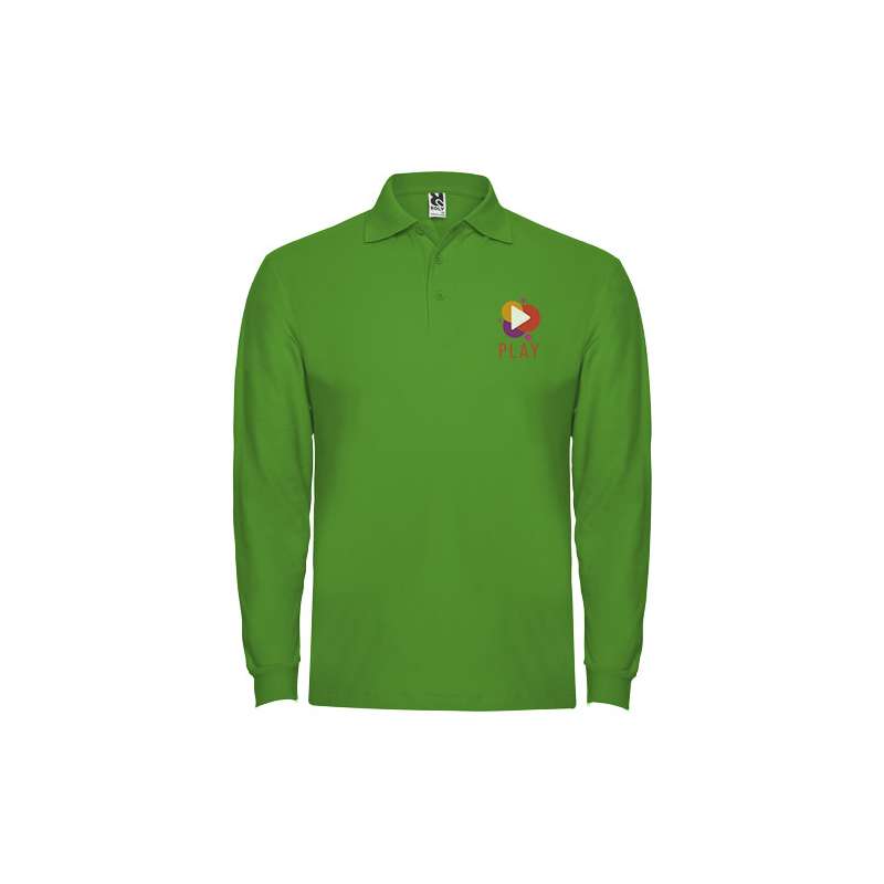 Polo promozionale da uomo a maniche lunghe - cod. PR6635
