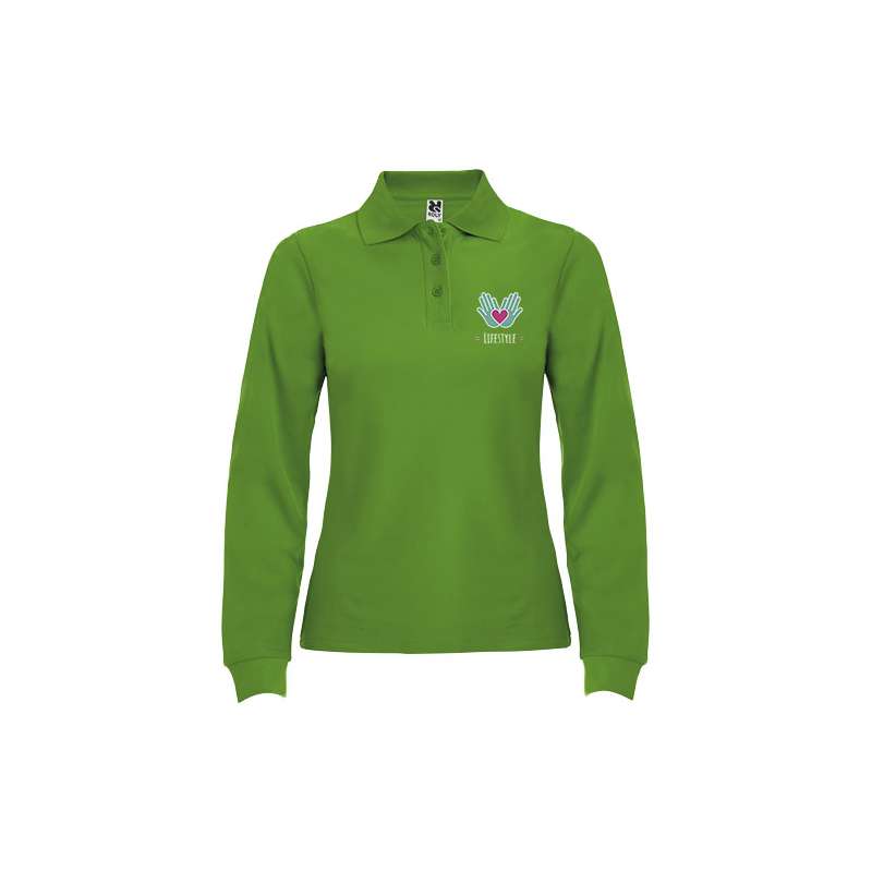 Polo promozionale da donna a maniche lunghe - cod. PR6636