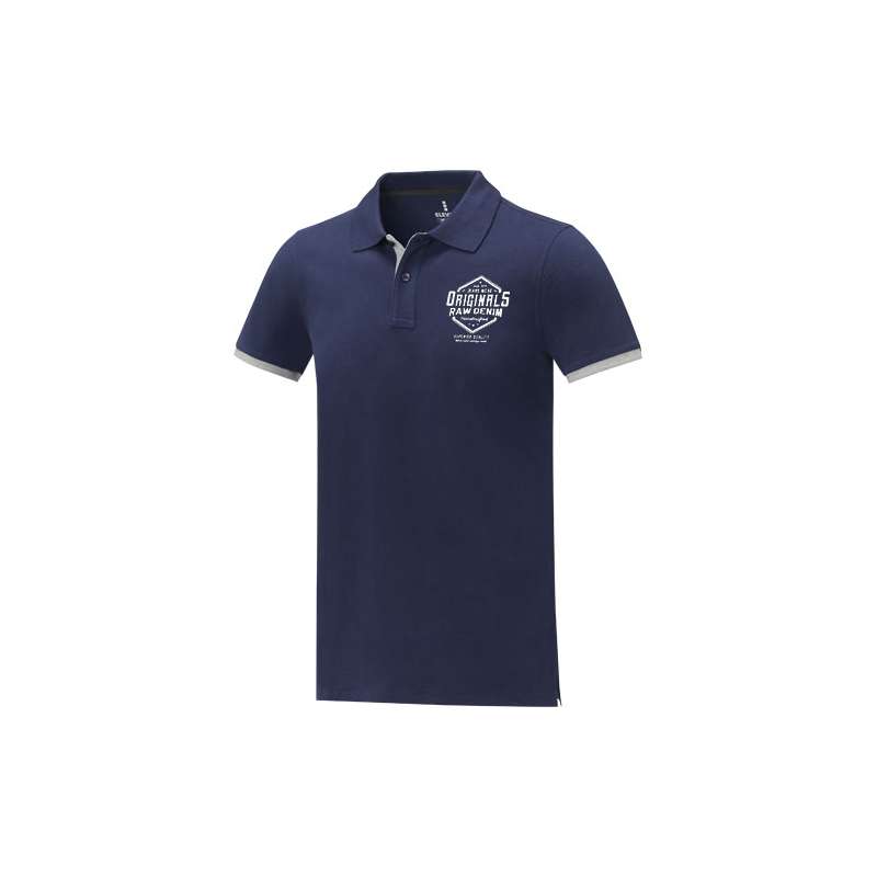 Polo promozionale da uomo bicolore a manica corta - cod. P38110