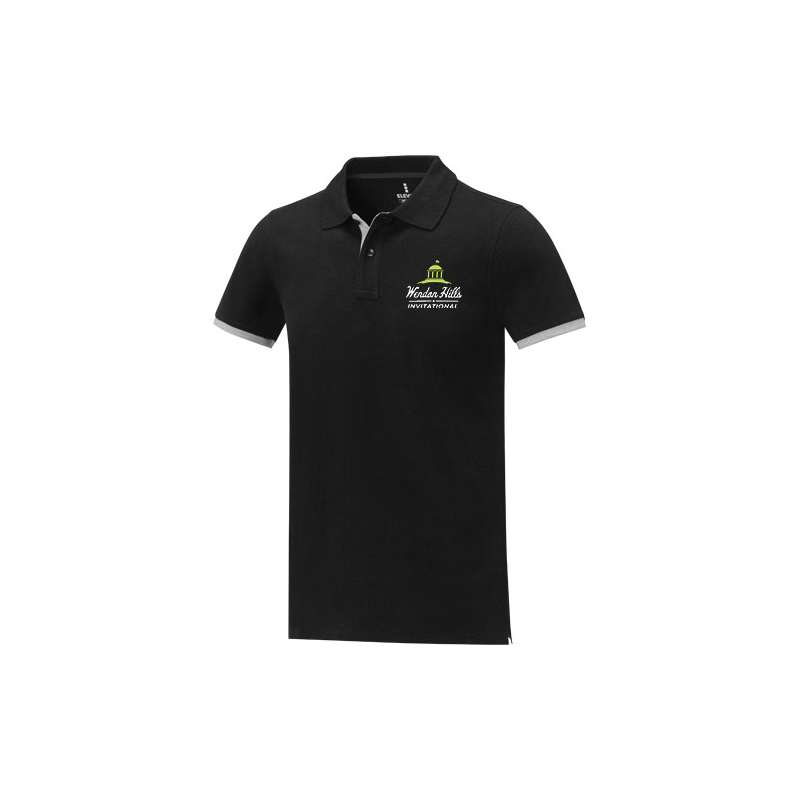 Polo promozionale da uomo bicolore a manica corta - cod. P38110