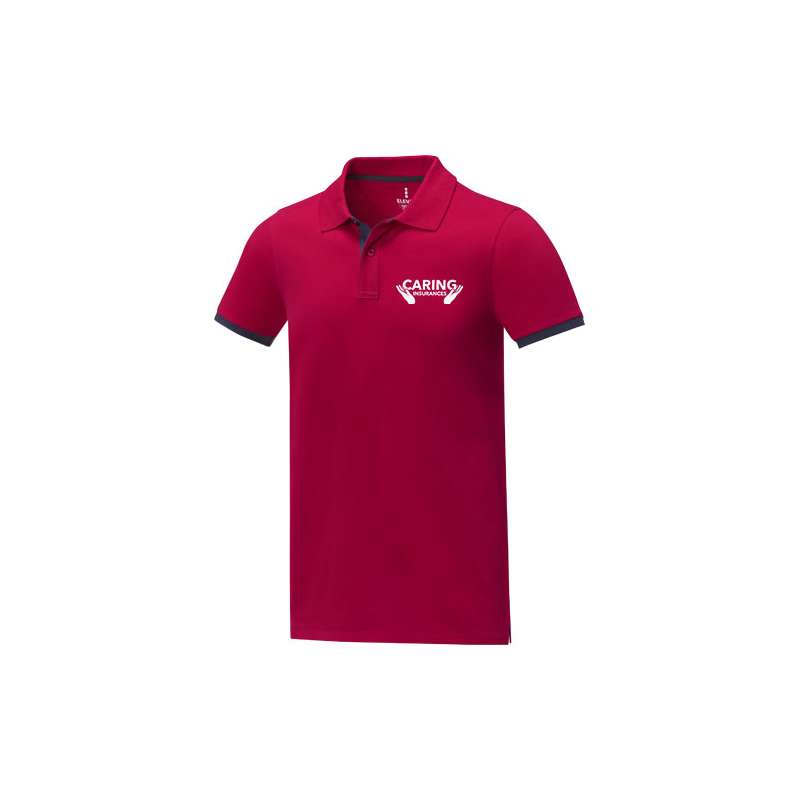 Polo promozionale da uomo bicolore a manica corta - cod. P38110