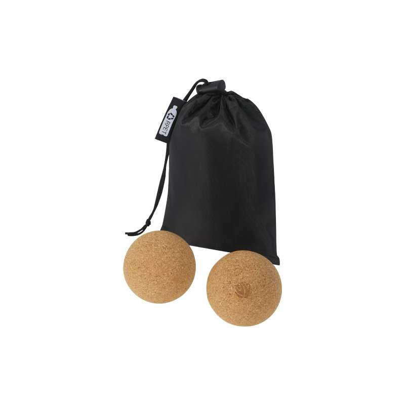 Pallina per yoga in sughero Trikona - set da 2 - cod. P127034