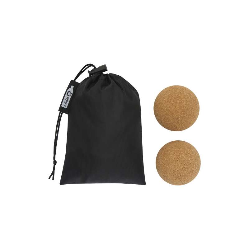 Pallina per yoga in sughero Trikona - set da 2 - cod. P127034