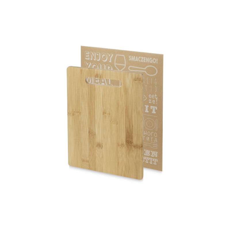 Taglieri personalizzabili in bambù con manico - cod. P113224