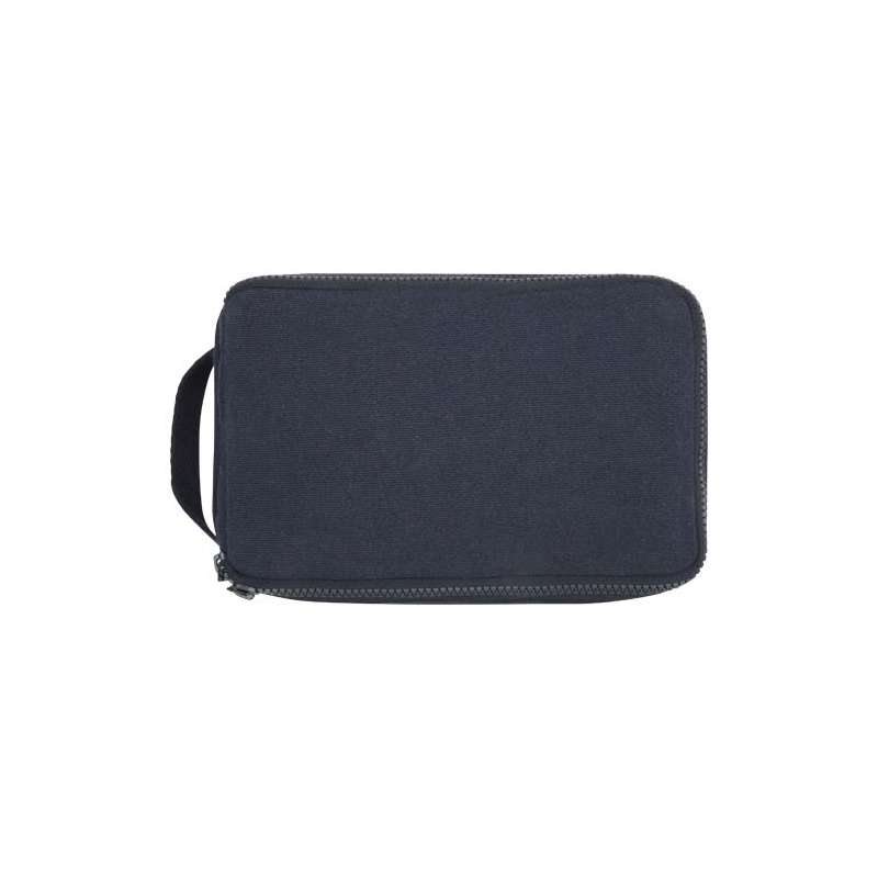 Organizer per articoli per l'igiene personale in cotone riciclato da 500 g/m² Pack Aware™ - cod. P120746