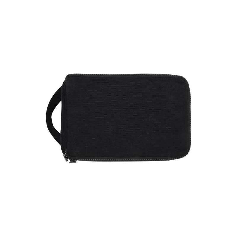 Organizer per articoli per l'igiene personale in cotone riciclato da 500 g/m² Pack Aware™ - cod. P120746