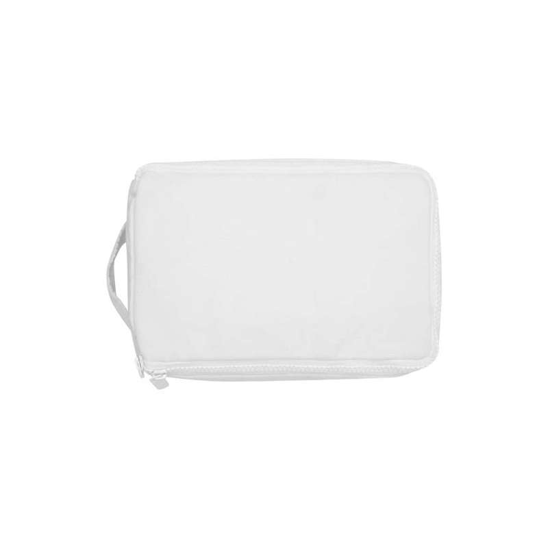 Organizer per articoli per l'igiene personale in cotone riciclato da 500 g/m² Pack Aware™ - cod. P120746