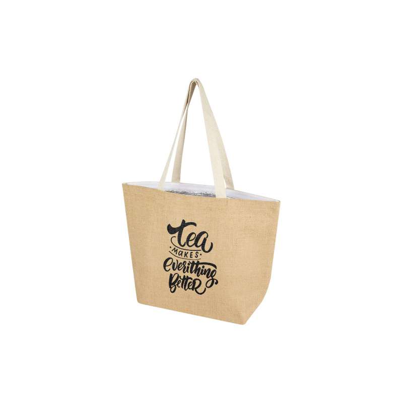Tote bag in juta da serigrafare f.to 48x35x15 cm. - cod. P120675