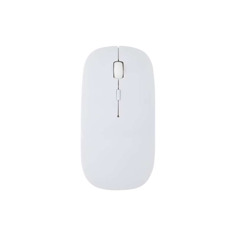 Mouse wireless in plastica riciclata certificata RCS Menlo - cod. P124371