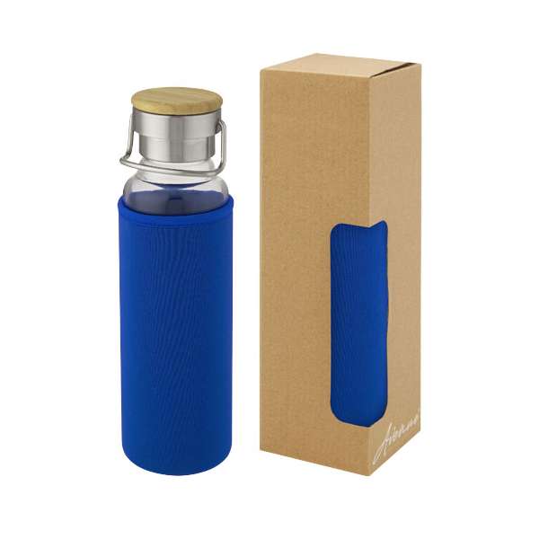 Bottiglia Thor da 660 ml in vetro con custodia in neoprene - cod. P100696