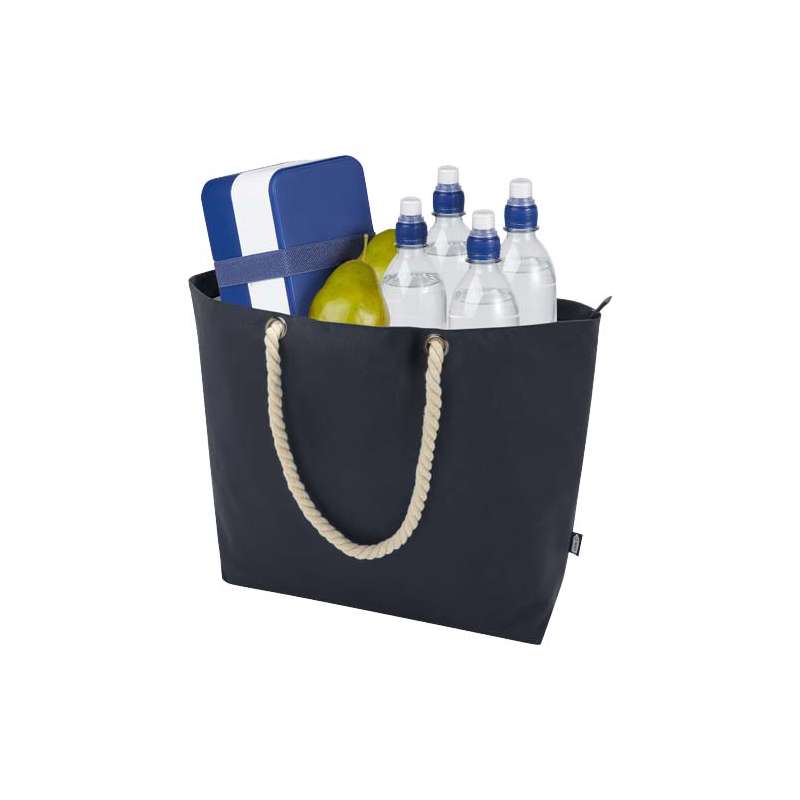 Tote bag termica da spiaggia con manici in corda - cod. P130079