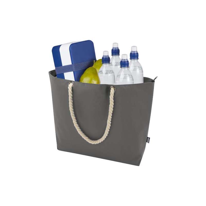 Tote bag termica da spiaggia con manici in corda - cod. P130079