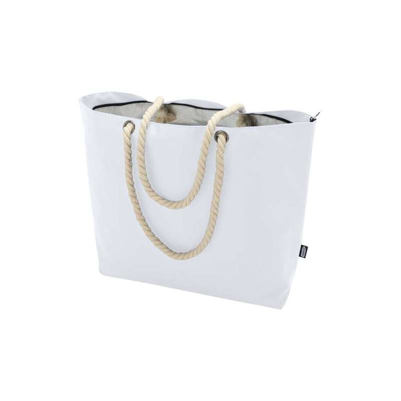 Tote bag termica da spiaggia con manici in corda - cod. P130079
