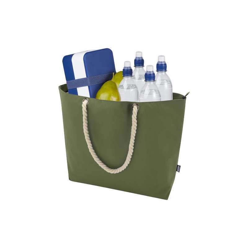 Tote bag termica da spiaggia con manici in corda - cod. P130079