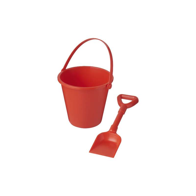 Secchiello e paletta in plastica riciclata Tides - cod. P210241