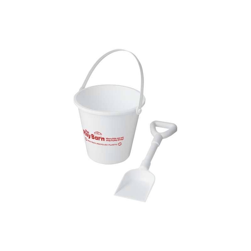 Secchiello e paletta in plastica riciclata Tides - cod. P210241