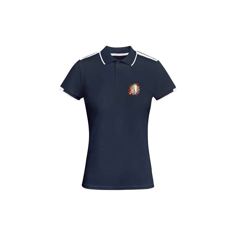 Polo sportiva donna a maniche corte - cod. PR0409