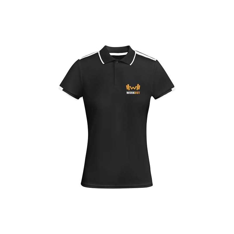 Polo sportiva donna a maniche corte - cod. PR0409
