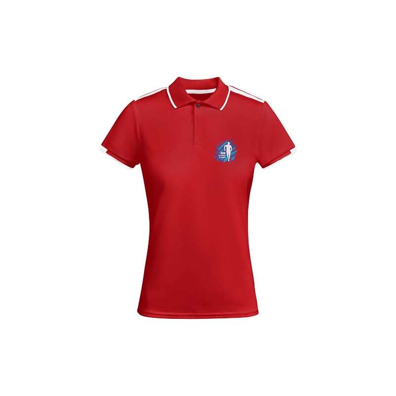 Polo sportiva donna a maniche corte - cod. PR0409
