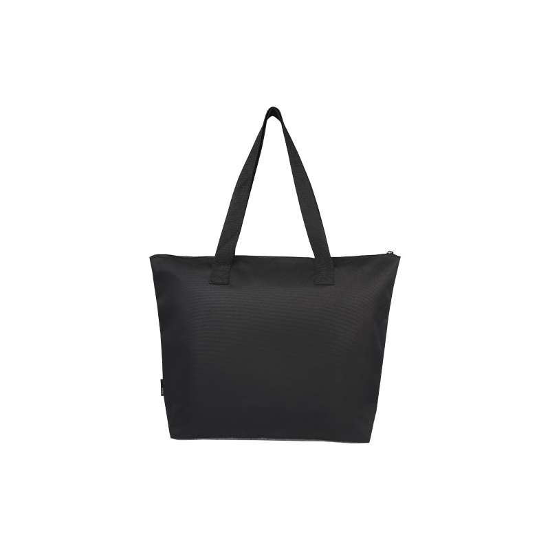 Tote bag bicolore con zip 45x33x13 cm. - cod. P120657
