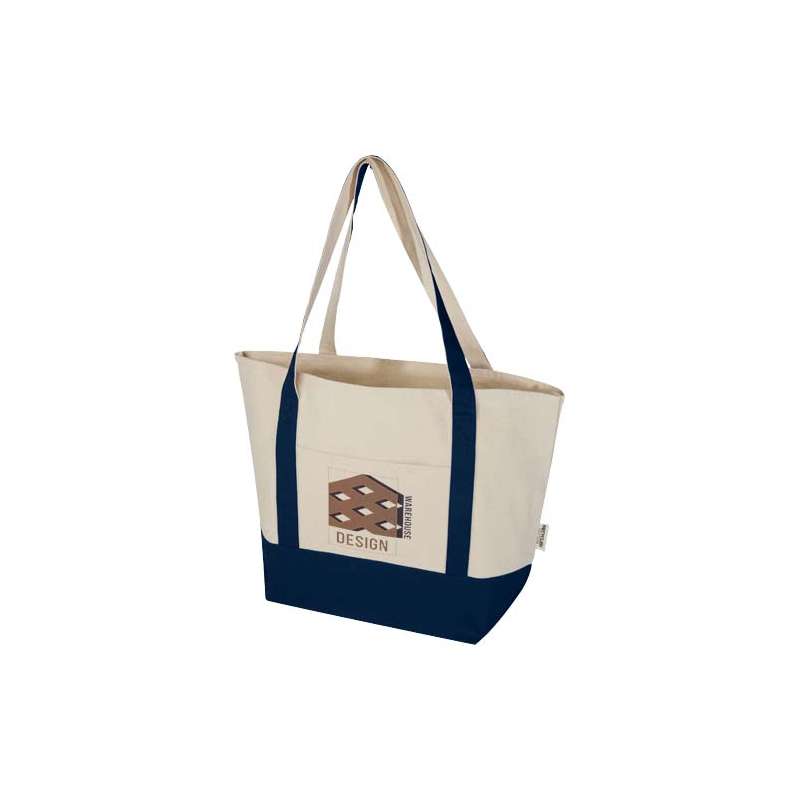 Shopping bags in cotone riciclato f.to 34x48x18 cm. - cod. P120749