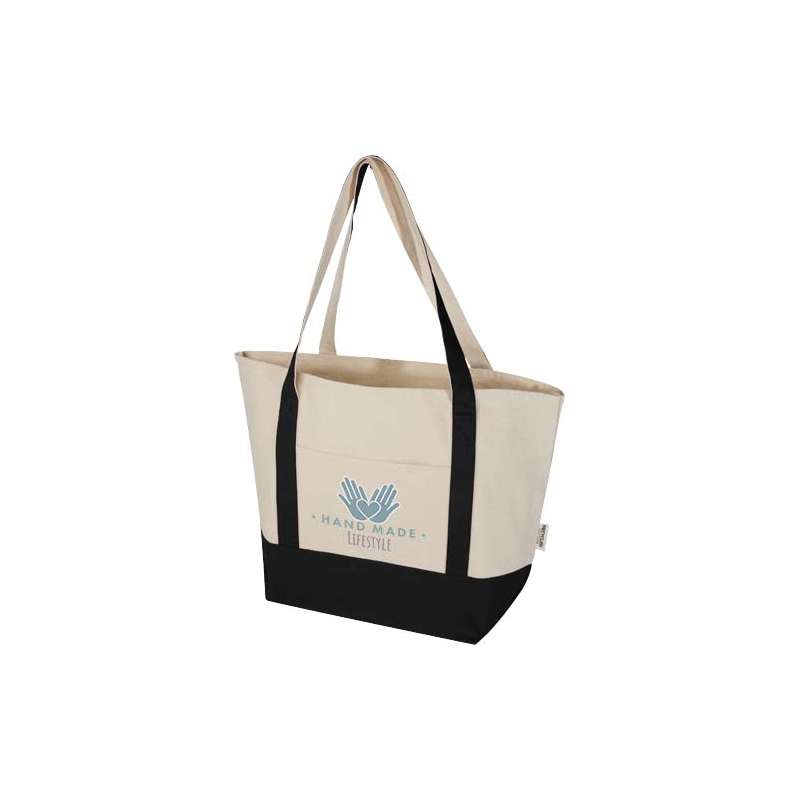 Shopping bags in cotone riciclato f.to 34x48x18 cm. - cod. P120749